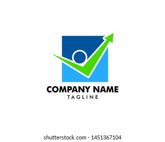 People Check Logo Template Design