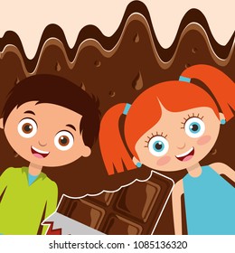 people chocolate candy