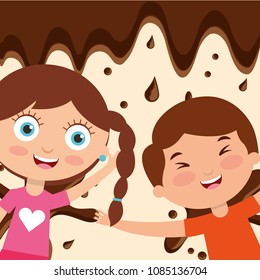 people chocolate candy
