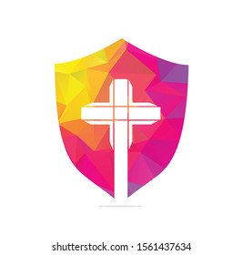 People church vector logo design template. Church and Christian organization logo.	