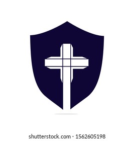 People church vector logo design template. Church and Christian organization logo.	