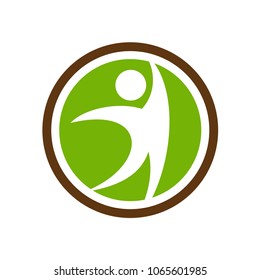 People in Circle Logo Template