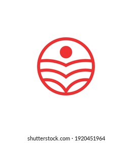 People in circle. Vector logo design
