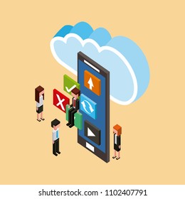people cloud computing storage