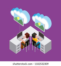 people cloud computing storage