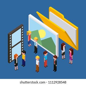people cloud computing storage