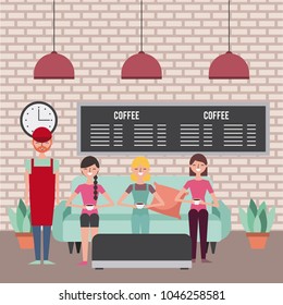 people coffee shop