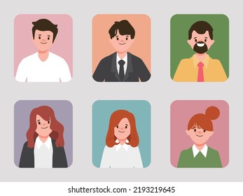 People collection. illustration vector flat design.