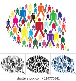 people communicating