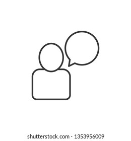 People, Communication, Bubble Chat and Speech