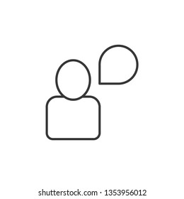 People, Communication, Bubble Chat and Speech