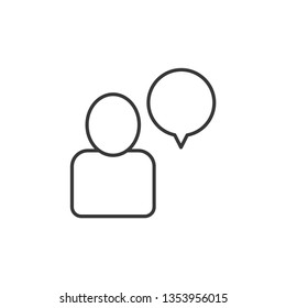 People, Communication, Bubble Chat and Speech