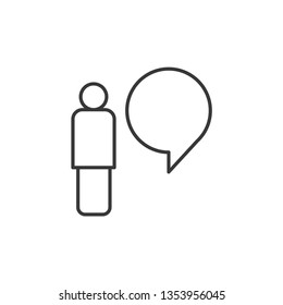 People, Communication, Bubble Chat and Speech