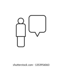 People, Communication, Bubble Chat and Speech