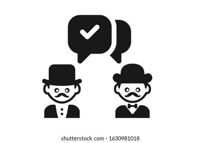 People communication or community icon vector