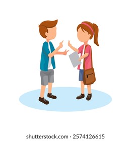People communication concept illustration vector