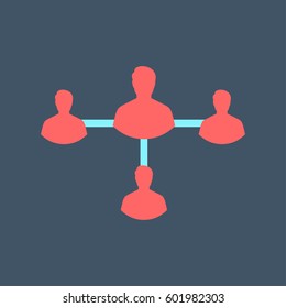people and communication icon