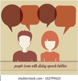 people with communication speech cloud