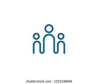 people, community care Logo template vector icon