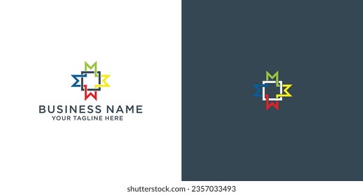 people and community care Logo,for community people and logo simple modern