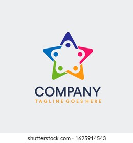 people community connection vector design template