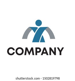 People, community, creative hub, social connection icons and logo