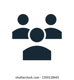 People, Community, Group Icon Vector Logo Template