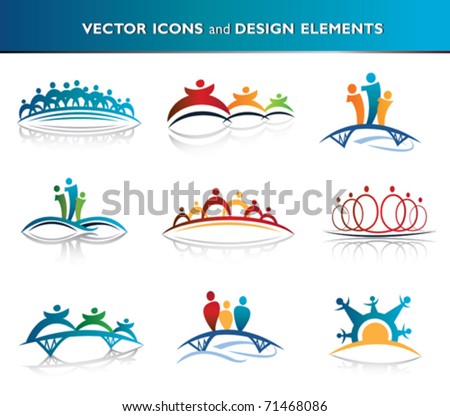 People and community icon pack