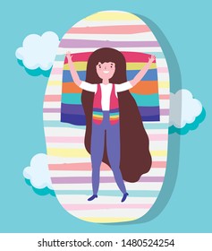 people community lgbtq flat design