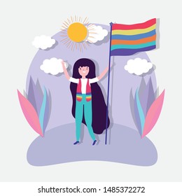 people community lgbtq flat design