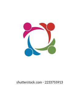 people community logo design logo