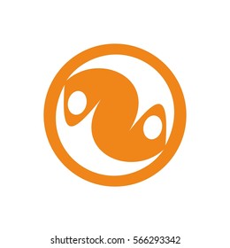 People Community Logo Design Template