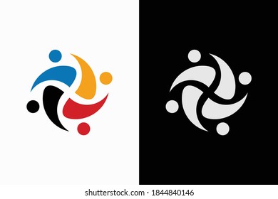 people community logo icon is