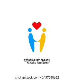 People community logo template design