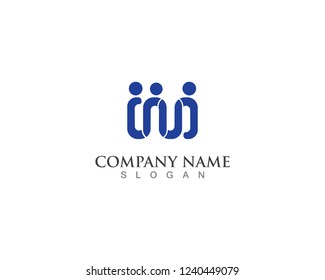 people community logo and vector design