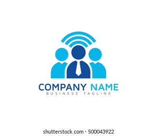 People Community Network Logo Template Stock Vector (Royalty Free ...