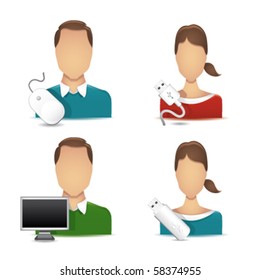 People Computer Icons