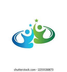 people comunity logo,for comunity people and busines logo simple modern.EPS 10