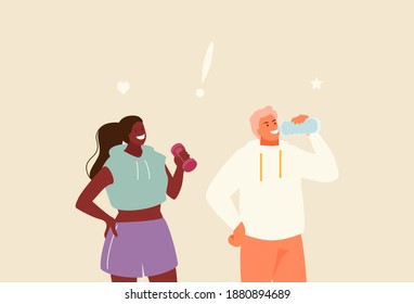 People concept healthy lifestyle vector