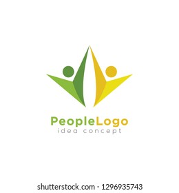 People Concept Logo Design 