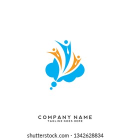 People Concept Logo Design