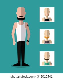 People concept over background  design, vector illustration 10 eps graphic.