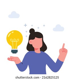 Concepto de la gente. Ilustración vectorial del crecimiento, concepto de idea, presentación empresarial y material de marketing