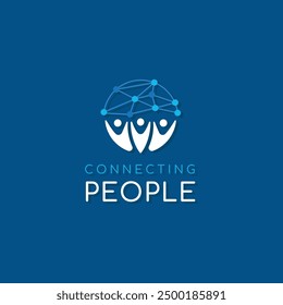 People connect human icon vector professional employee consultant staff corporate person man vector logo a man with tie company logo 