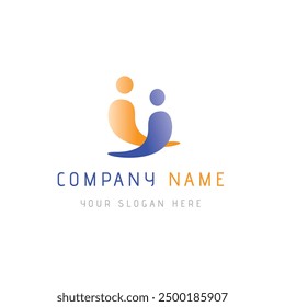 Personas Conectar Vector de ícono humano Personal profesional Consultor de empleados Personal corporativo Hombre Logotipo de Vector Un hombre con corbata Logotipo de la compañía 