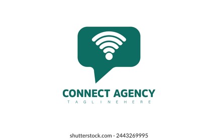 Plantilla de diseño de logotipo de People Connect. 