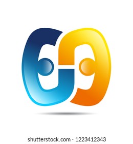 People Connected Logo Design Template