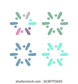 PEOPLE CONNECTED UNION TEAM TEAMWORK SIGN SYMBOL LOGO