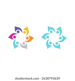 PEOPLE CONNECTED UNION TEAM TEAMWORK SIGN SYMBOL LOGO