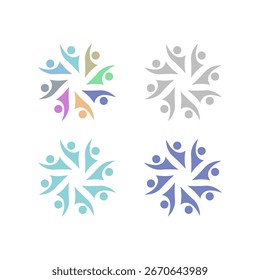 PERSONAS EQUIPO SINDICAL CONECTADO TRABAJO EN EQUIPO SIGNO SÍMBOLO LOGO
